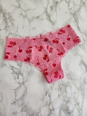 Victoria's Secret PINK Lace Cheekster Panties S NWT